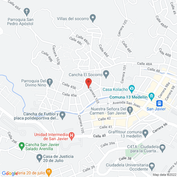 Mapa de Duque Blanca Oliva