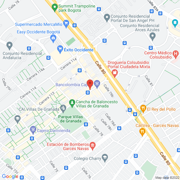 Mapa de Academia Bossarin