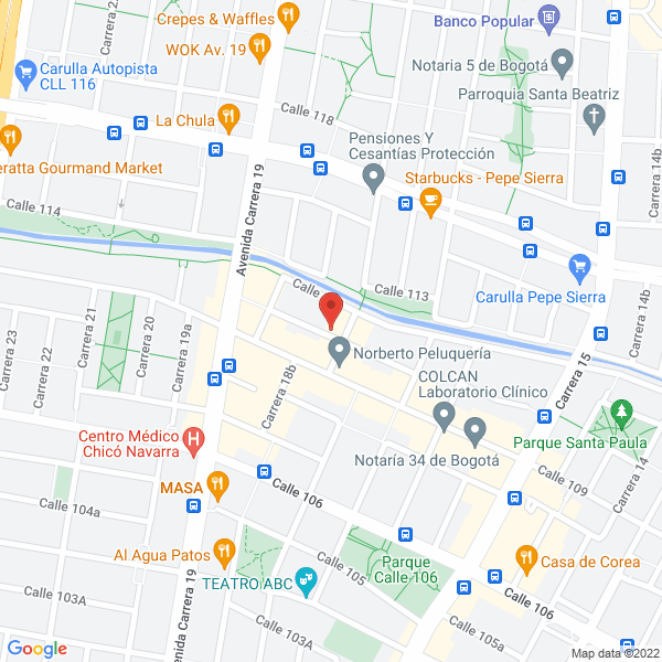 Mapa de Droguería El Coliseo