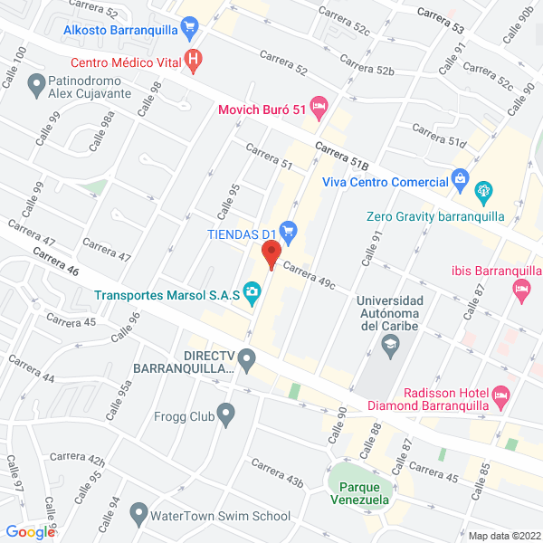 Map of Droguería El Milenio