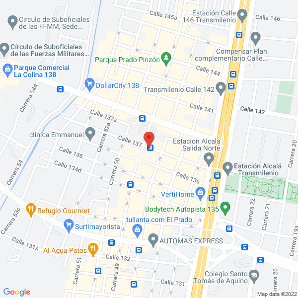 Mapa de Droguería Famy Spress