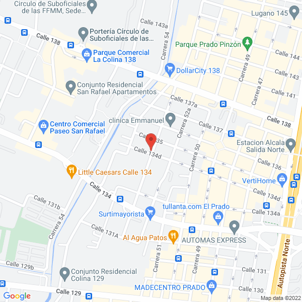 Mapa de Deisy Santafé Gamuza & Cuero