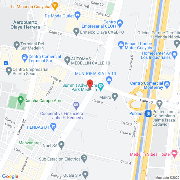 Mapa de Del Perrero Comidas Rapidas