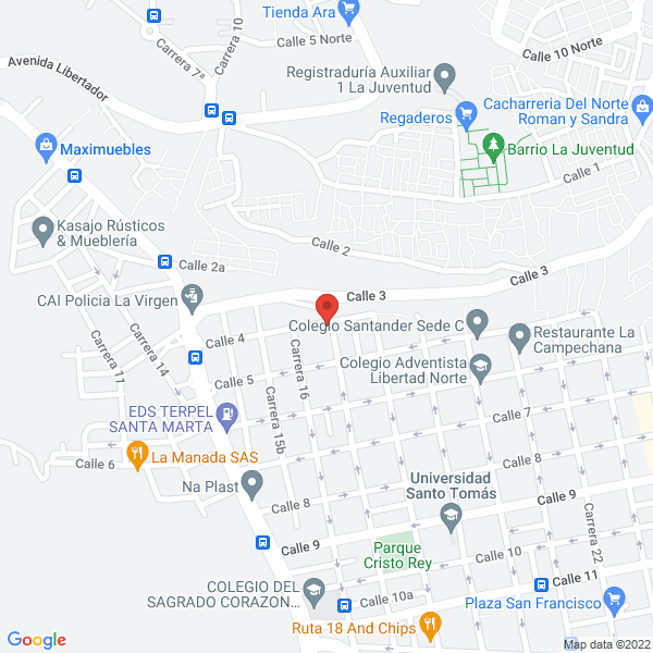 Map of Deli Huevo