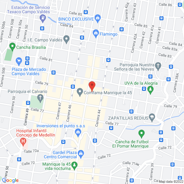 Mapa de Delicias Chicken