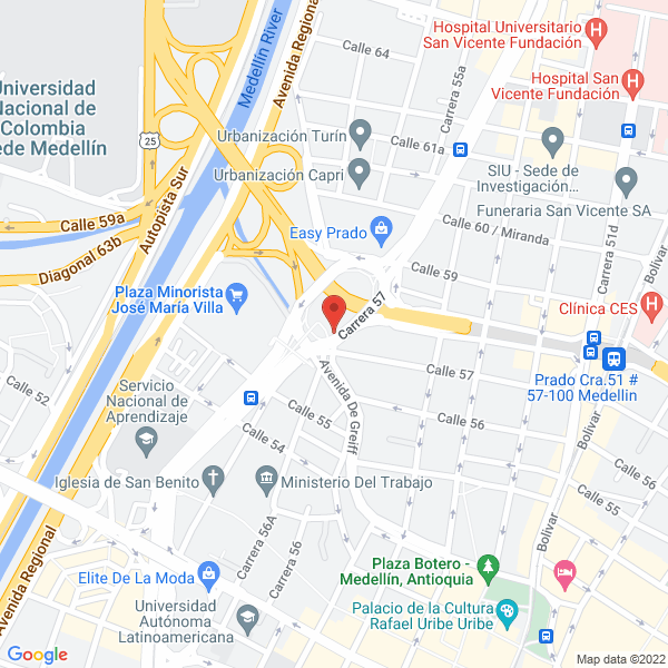 Mapa de Depósito De Materiales El Divino Rostro