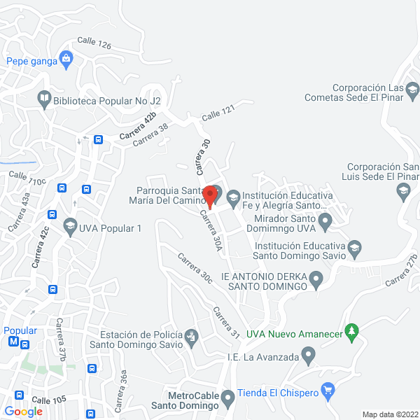 Mapa de Depósito De Materiales El Santy