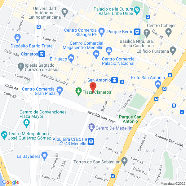 Mapa de Depósito De Materiales La Piragua
