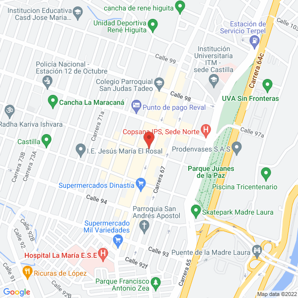 Mapa de Depósito De Materiales San Judas