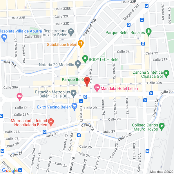 Mapa de Depósito De Materiales Servicios Al Constructor