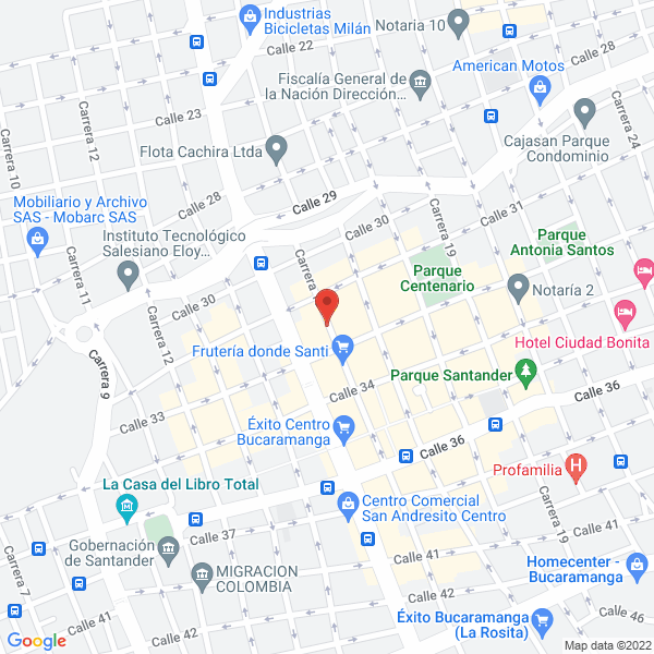 Map of Deposito De Viveres El Cairo