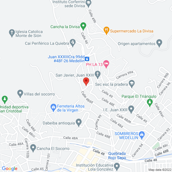 Mapa de Deposito Juan 23