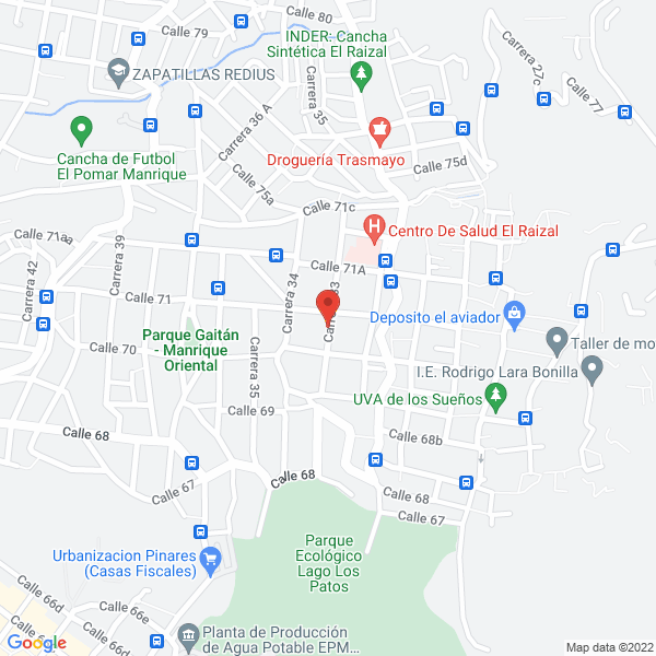 Mapa de Deposito Los Mangos
