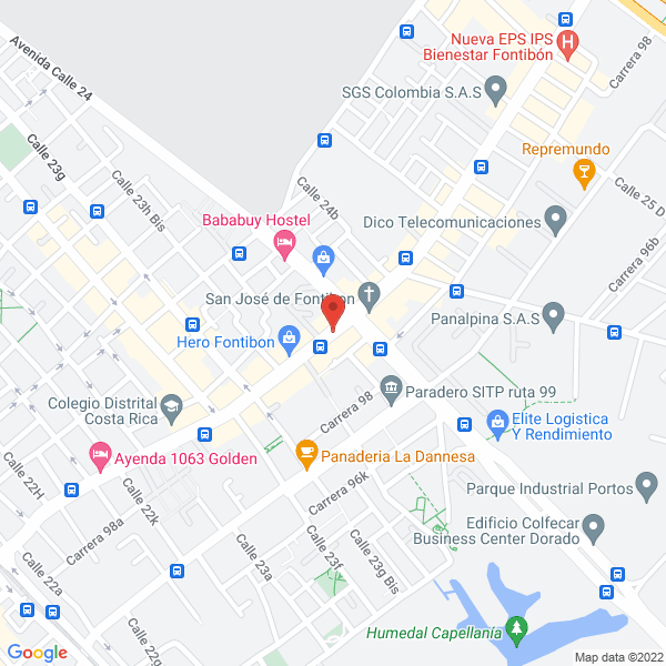 Mapa de Deposito Los Molinos De La 100
