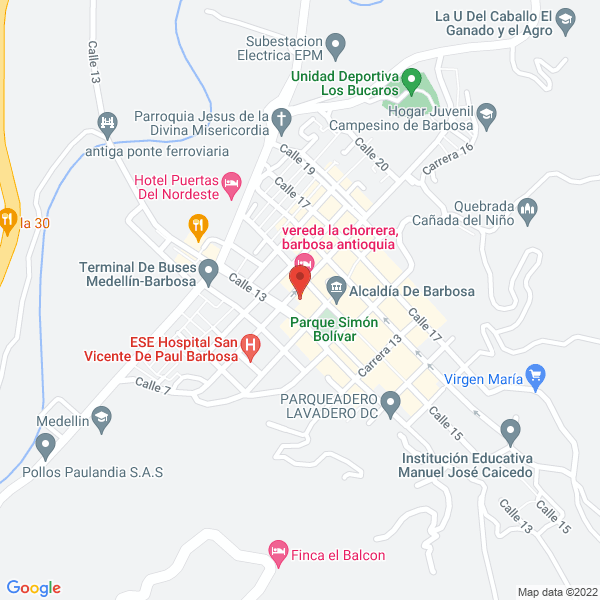 Mapa de Depósito La Gran Avenida