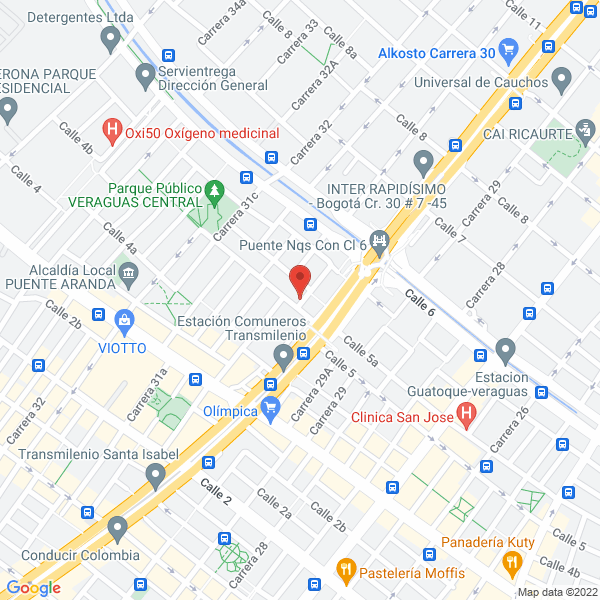 Mapa de Deposito Punto Nuevo