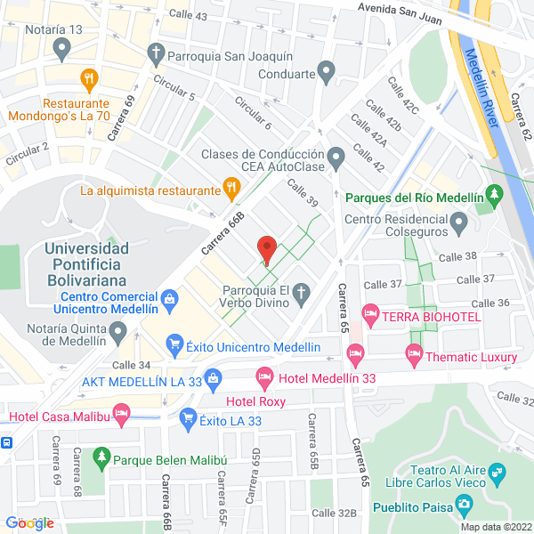 Mapa de Depósito San Gabriel