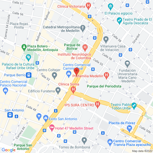 Mapa de Delicentro