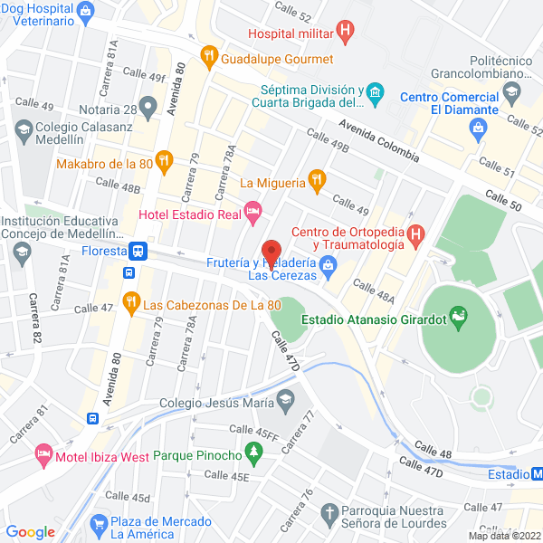 Mapa de Delicias De Pura Fruta