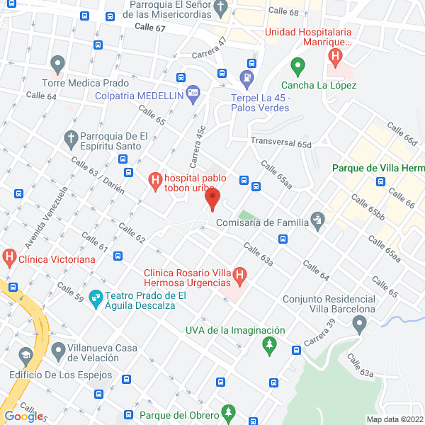 Mapa de Delicias Santarrosana