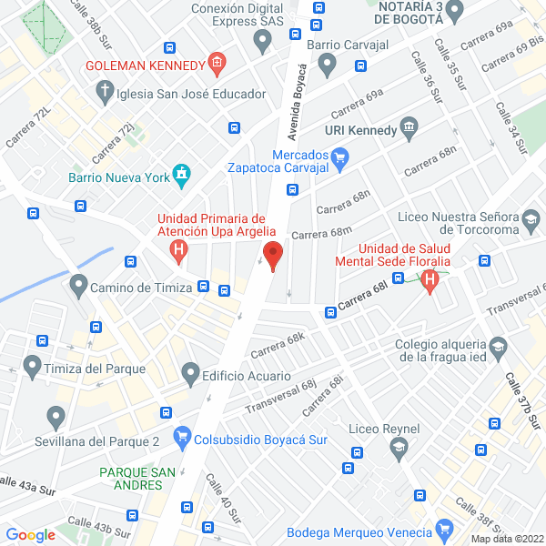 Mapa de Depósito El Canequero