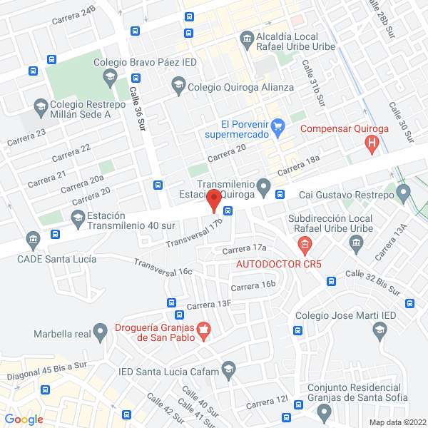 Mapa de Deposito El Pesebre