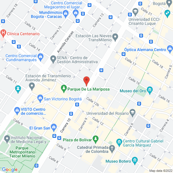 Mapa de Depósito Martha Lucía