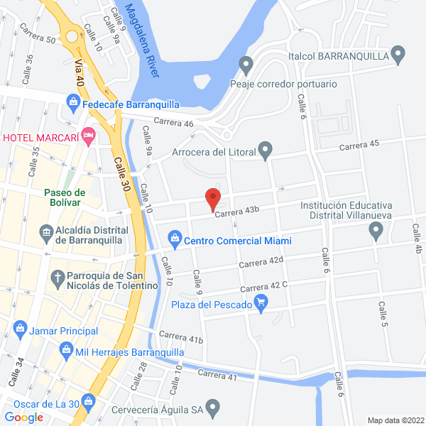 Map of Deposito Rubén Serna