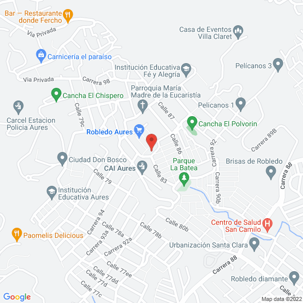 Mapa de Deposito Y Ferreteria El Mirador