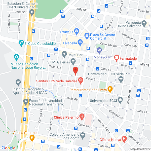 Mapa de Droguería Straus