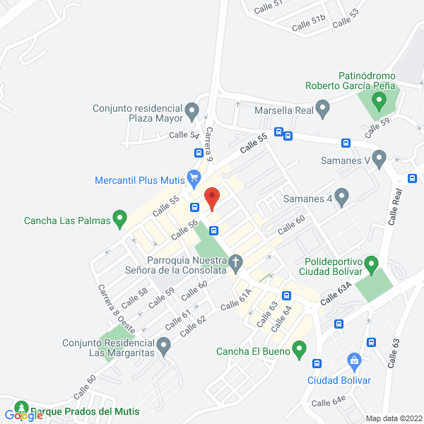 Map of Droguería Y Enfermería Mutis