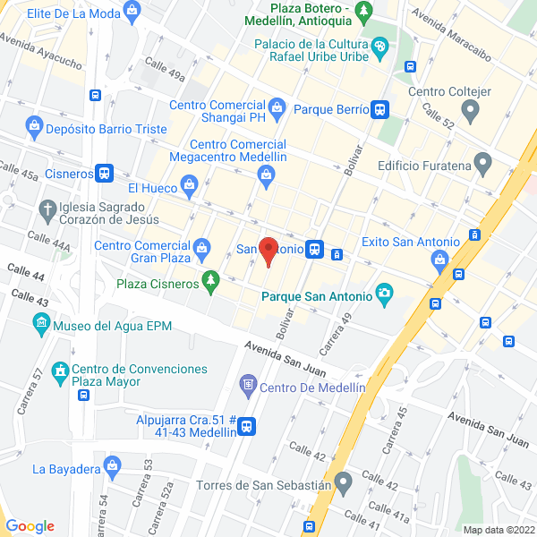 Mapa de Distribuidora Giraldo Franco
