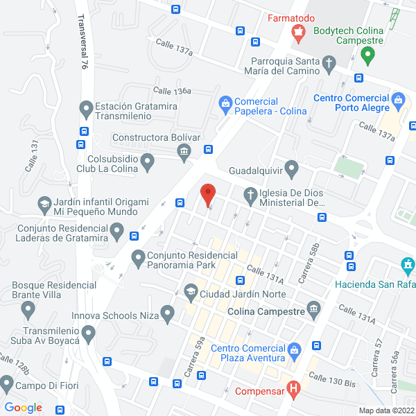 Mapa de Distribuidora Lugor S.A.
