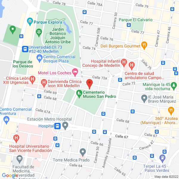 Mapa de Distribuidora Paisa V&C S.A.S