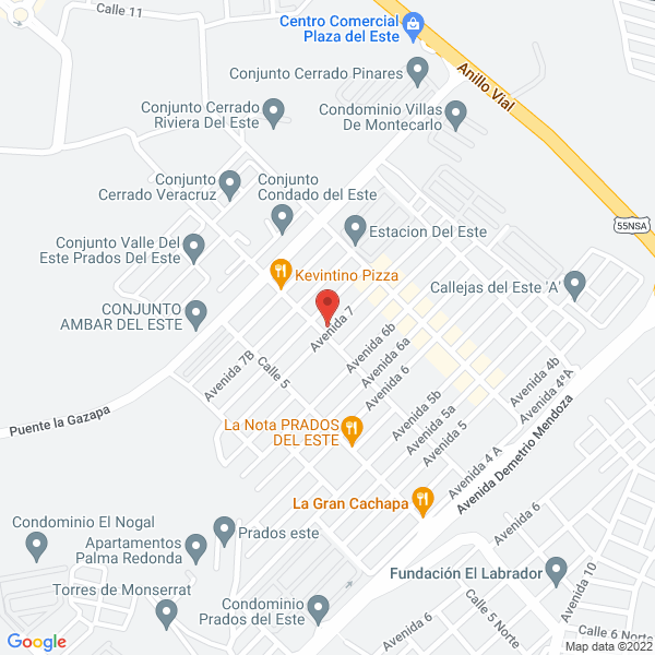 Map of Distribuciones Lapac Tecnocúcuta-Tq-Gsk