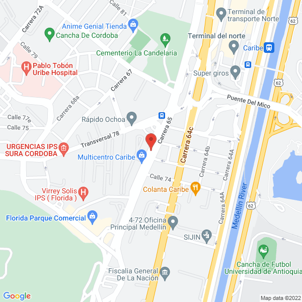 Mapa de Distribuciones Teresa Gallego
