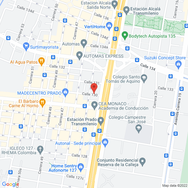 Mapa de Distribuidora Impermaco S.A.S.