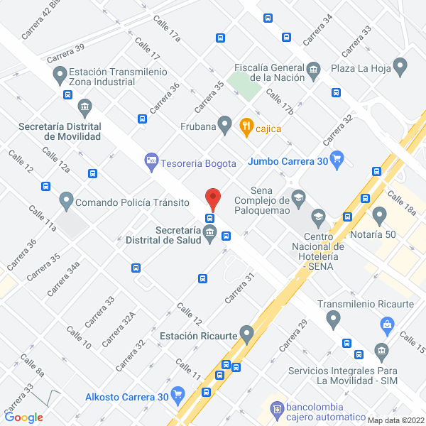 Mapa de Distribuidora Importadora Nuevo Mundo