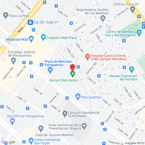 Mapa de Distribuidora Juni