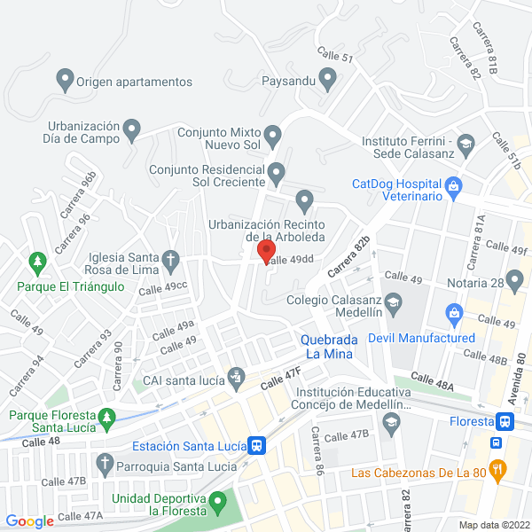 Mapa de Deposito Y Ferreteria Bomba Men