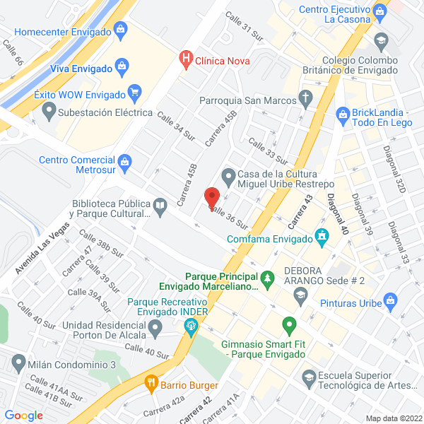 Mapa de Depósito Y Ferretería Jj