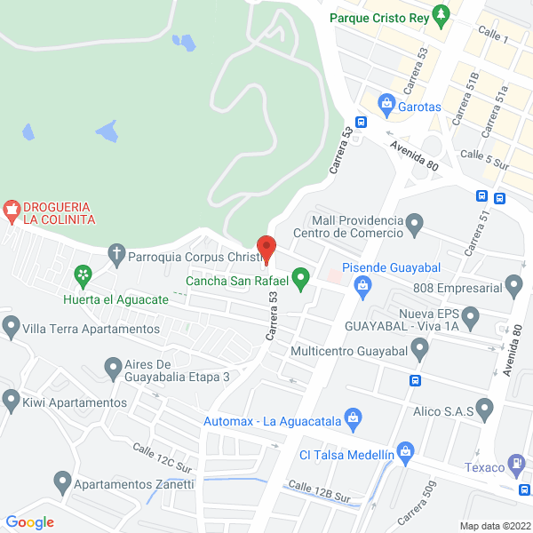 Mapa de Deposito Y Ferreteria La Santa Cruz