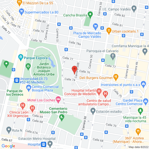 Mapa de Deposito Y Ferreteria Mariano Jaramillo