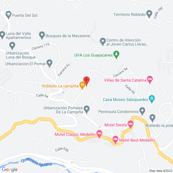 Mapa de Depósitos Ferretería La Reforma