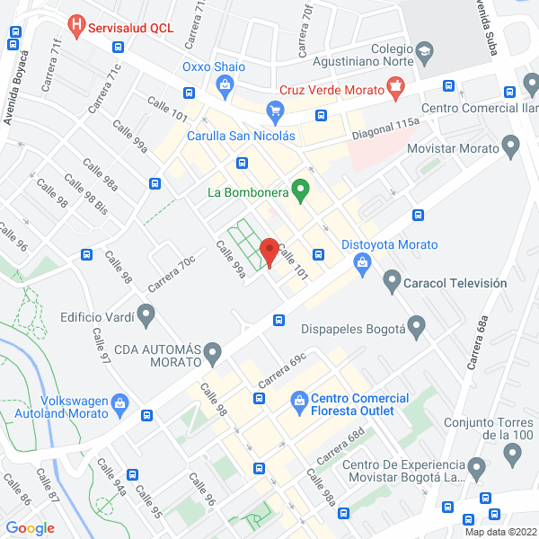 Mapa de Distriavicola Ltda