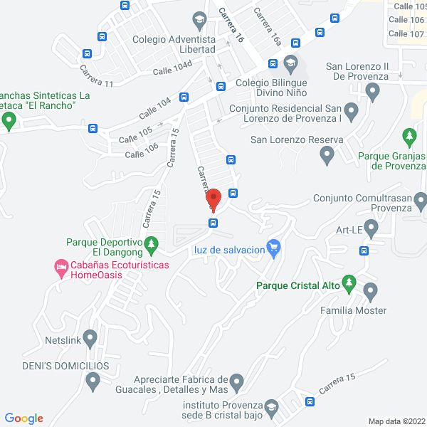 Map of L.D. Llantas