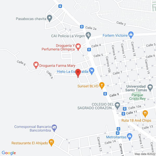 Map of Distribuidora De Pollos San Rafael