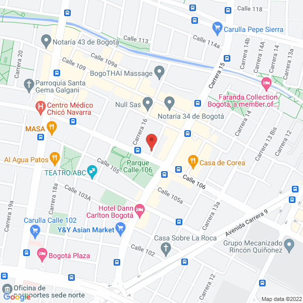 Mapa de Distribuidora Garces Ltda.
