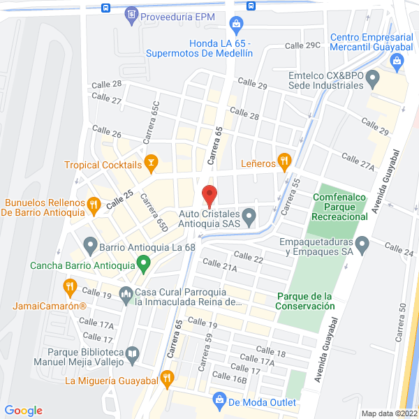 Mapa de Eco-Papeles De Antioquia S.A.S.