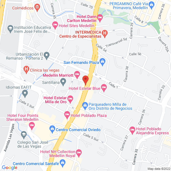 Mapa de Edificio Centro Santillana